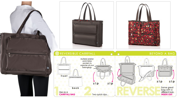 beyond a bag - reversible carry all bag